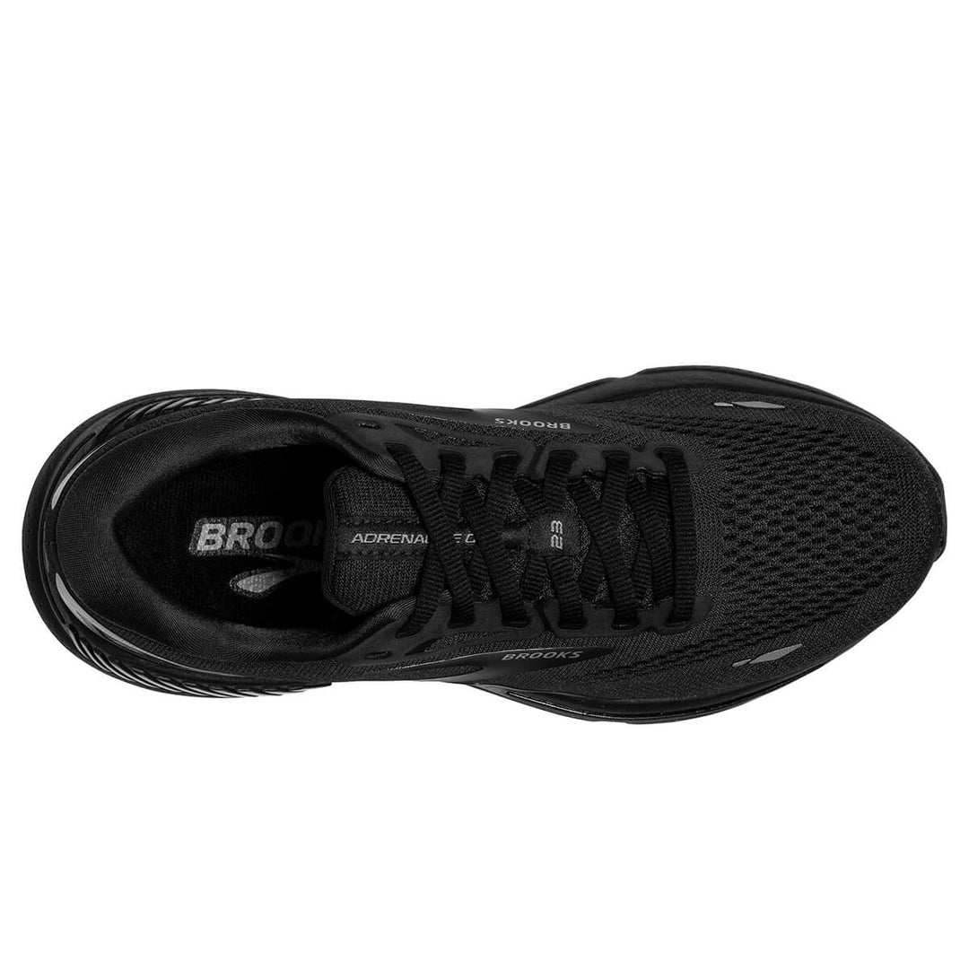 Brooks Adrenaline GTS 23 Womens | Black/Ebony | top