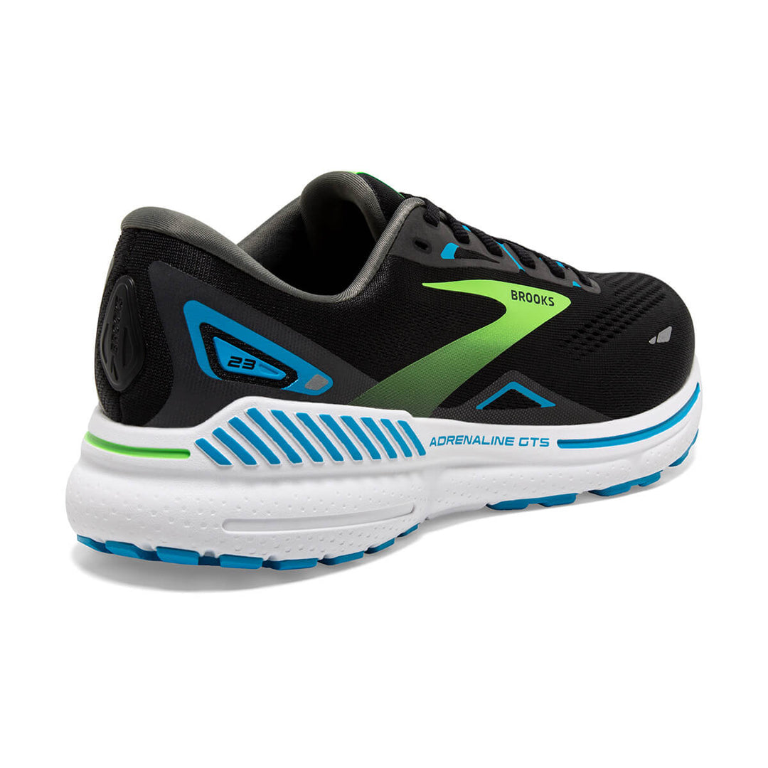 Brooks Adrenaline GTS 23 Mens Black/hawaiian Ocean back