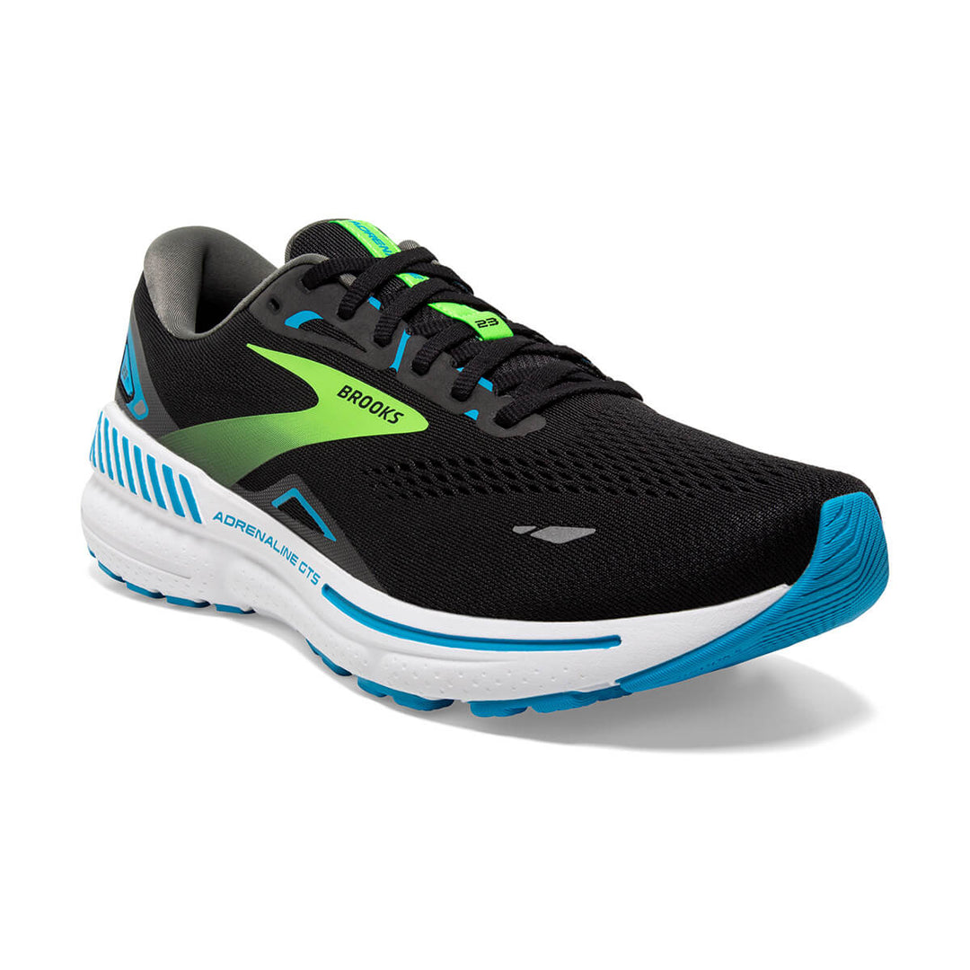 Brooks Adrenaline GTS 23 Mens Black/hawaiian Ocean front