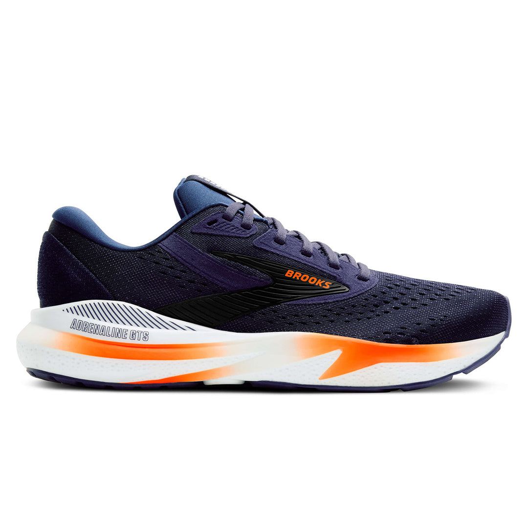 Brooks Adrenaline GTS 24 Mens Running Shoes | Peacoat/orange/white