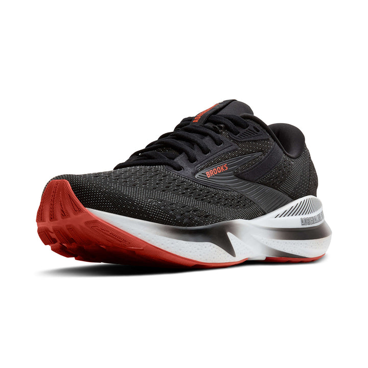Brooks Adrenaline GTS 24 Mens Running Shoes - Black/grey/red front
