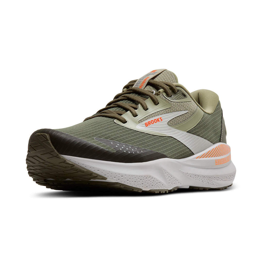 Brooks Adrenaline GTS 24 Weatherized Mens | Green/Gray/Orange