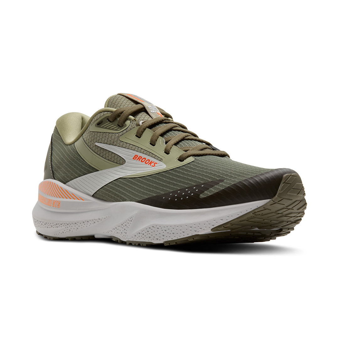 Brooks Adrenaline GTS 24 Weatherized Mens | Green/Gray/Orange