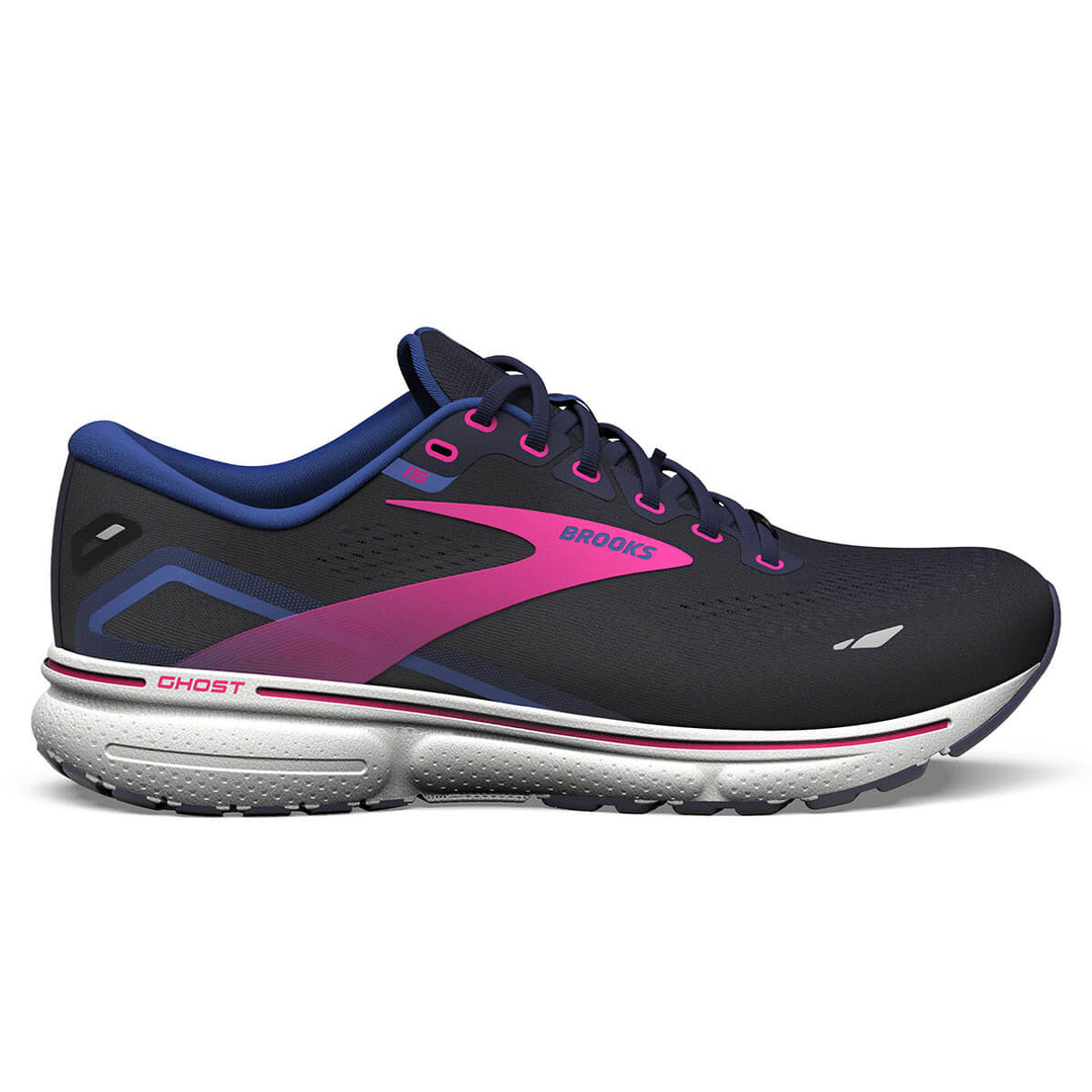 Brooks Ghost 15 GTX Womens Running Shoes | Peacoat/blue/pink