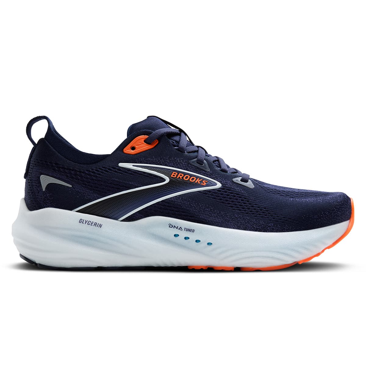 Brooks Glycerin 22 Mens Peacoat blue Ribbon orange Alexandra Sports