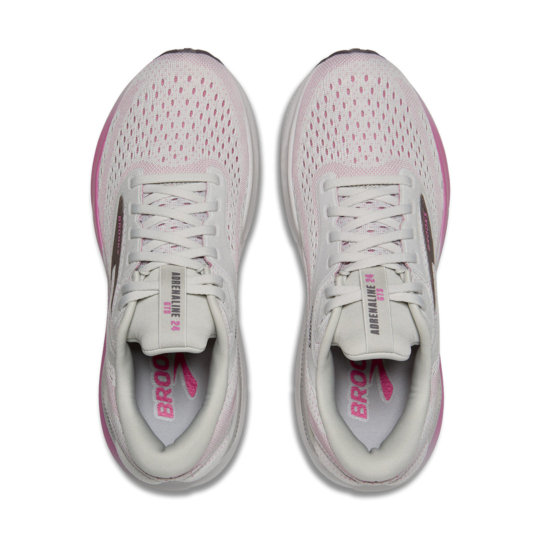 Brooks Adrenaline GTS 24 Womens | Oyster/excalibur/pink