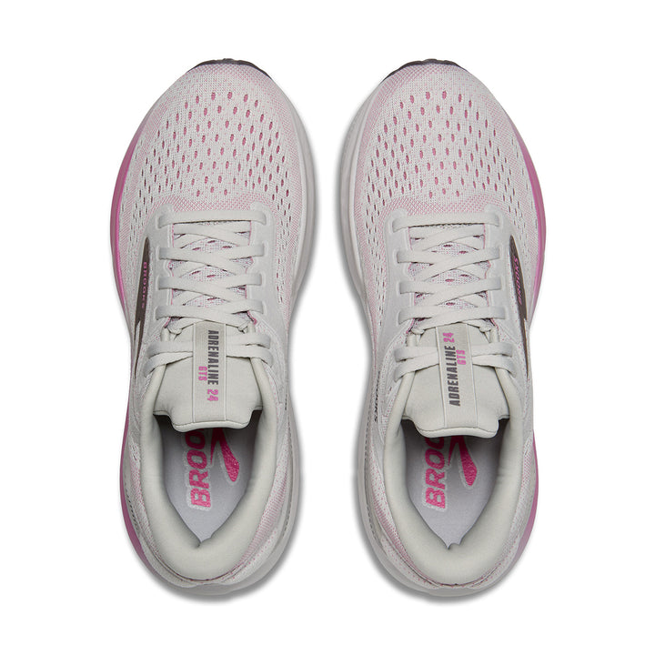 Brooks Adrenaline GTS 24 Womens | Oyster/excalibur/pink