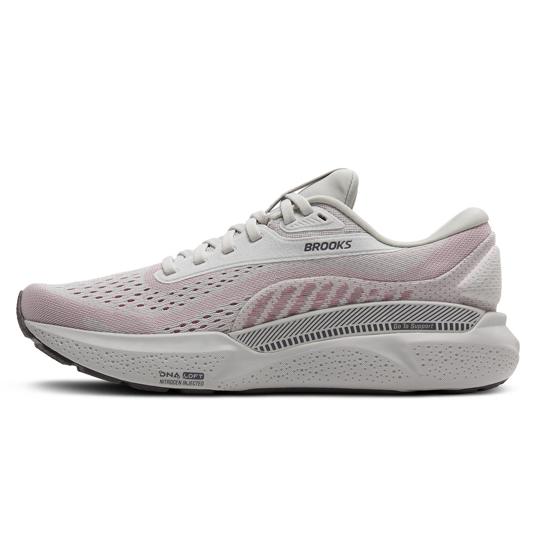 Brooks Adrenaline GTS 24 Womens | Oyster/excalibur/pink