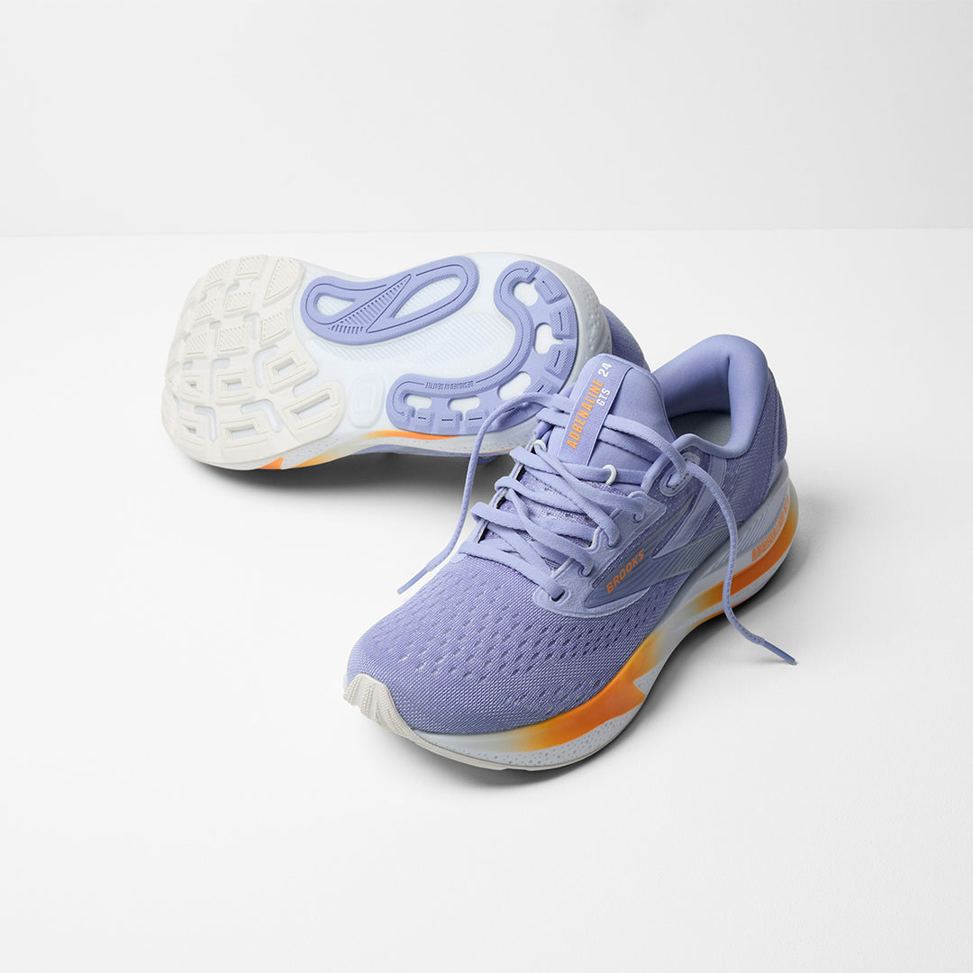 Brooks Adrenaline GTS 24 Womens | Blue Heron/white/orange