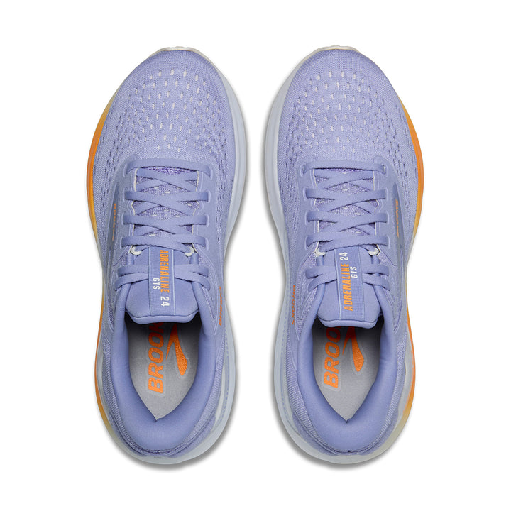 Brooks Adrenaline GTS 24 Womens | Blue Heron/white/orange