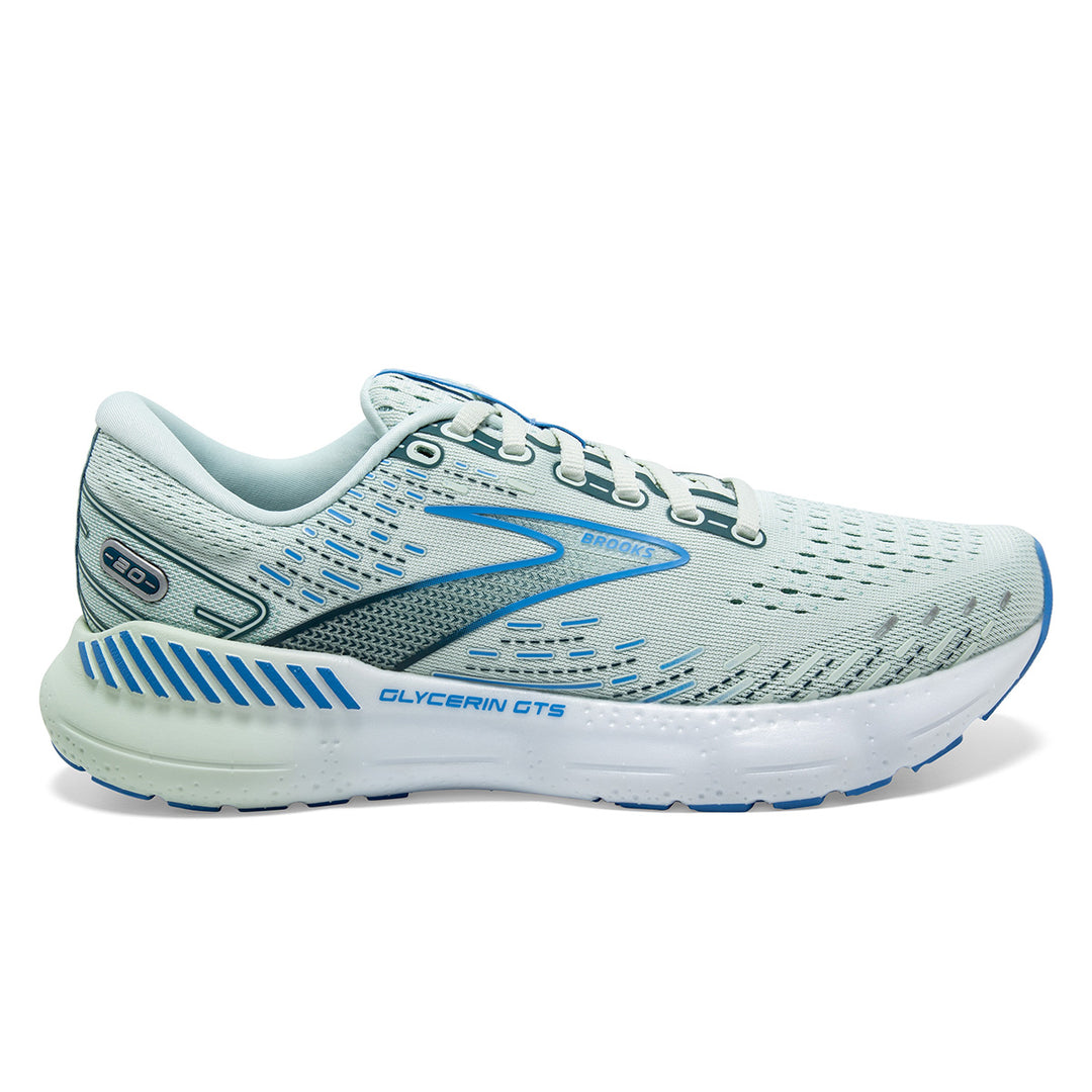 Brooks Glycerin GTS 20 Womens Running Shoes| Blue Glass