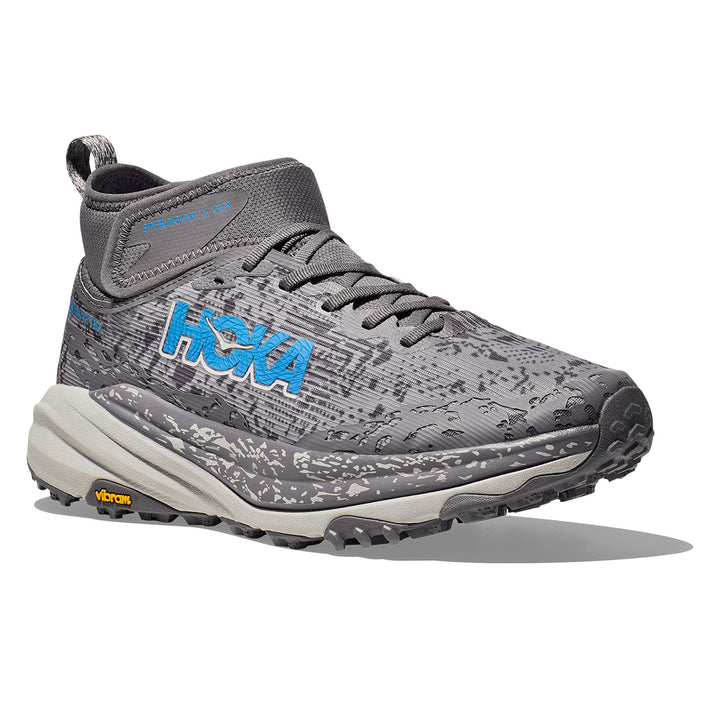 Hoka Speedgoat 6 Mid Gore-tex Mens | Satellite Grey / Stardust