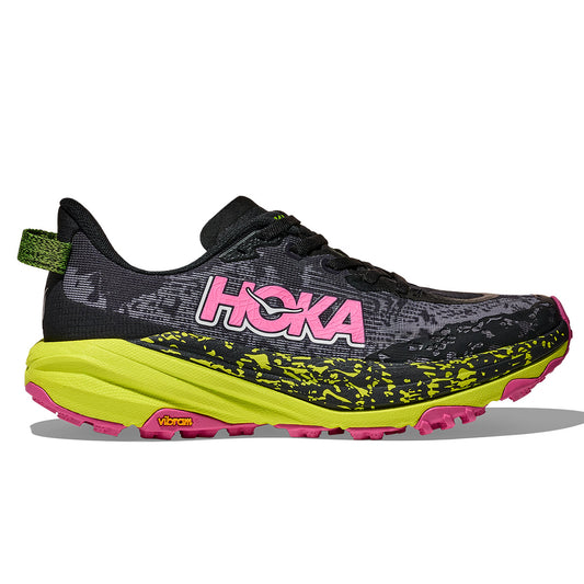 Hoka Speedgoat 6 Womens | Black / Neon Hoka Citrus