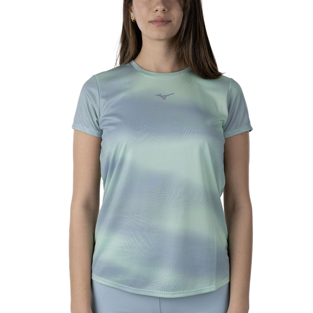 Mizuno Core Graphic Tee Womens | Flash Mint