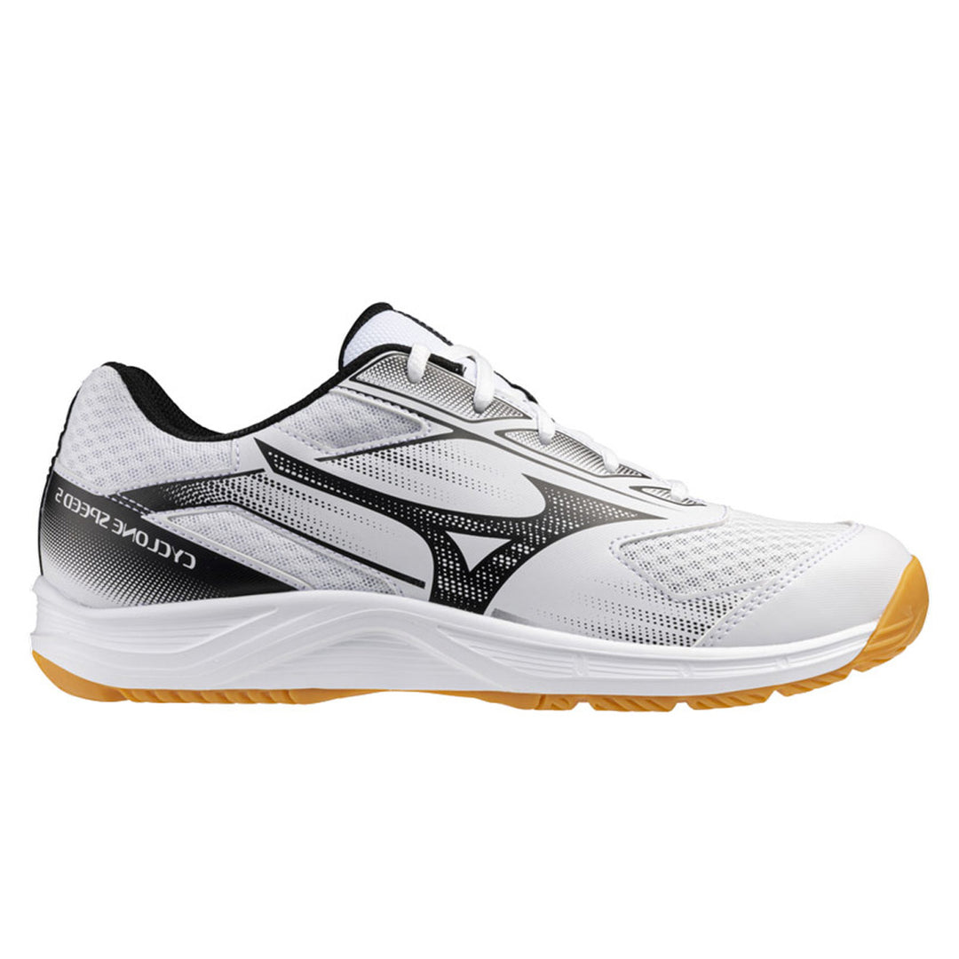 Mizuno Cyclone Speed 5 Unisex | White/black/chamois