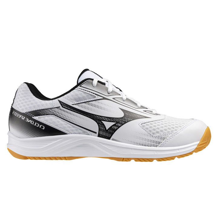 Mizuno Cyclone Speed 5 Unisex | White/black/chamois