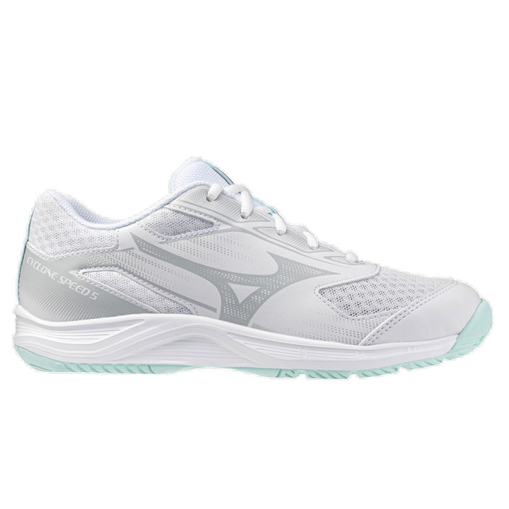 Mizuno Cyclone Speed 5 Womens | White/Blue Tint