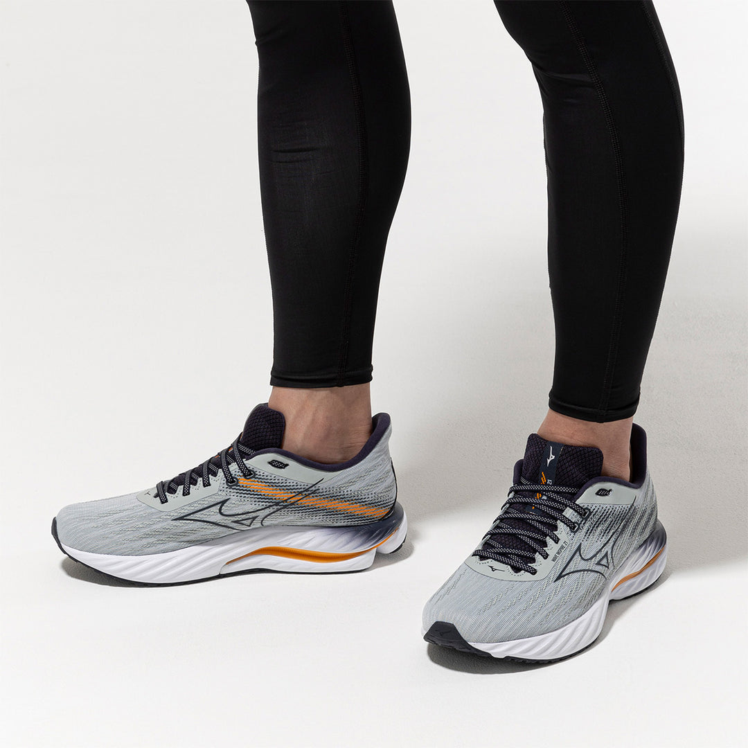 Mizuno Wave Inspire 21 Mens | Pearl Blue/Baritone Blue/Tangelo