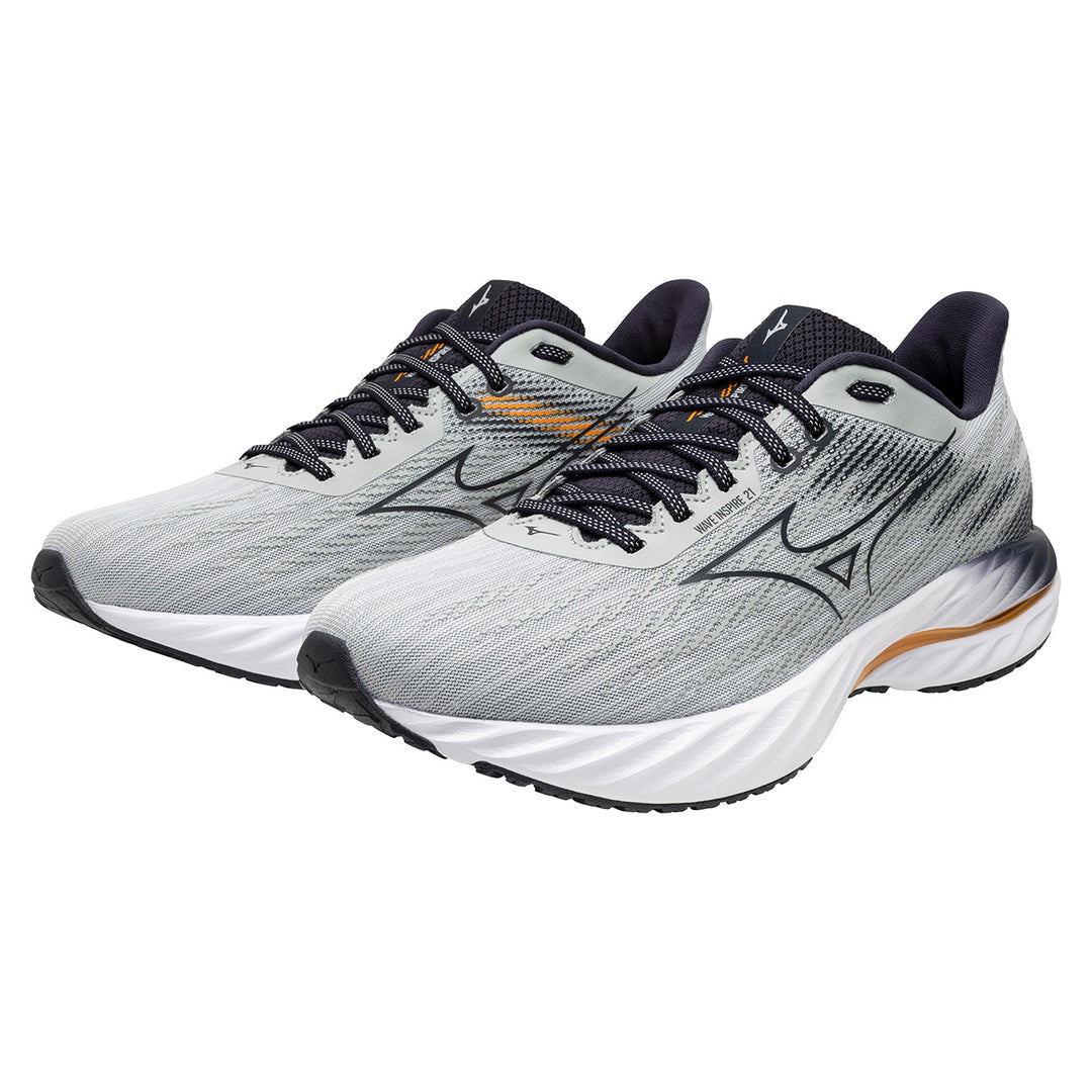 Mizuno Wave Inspire 21 Mens | Pearl Blue/Baritone Blue/Tangelo
