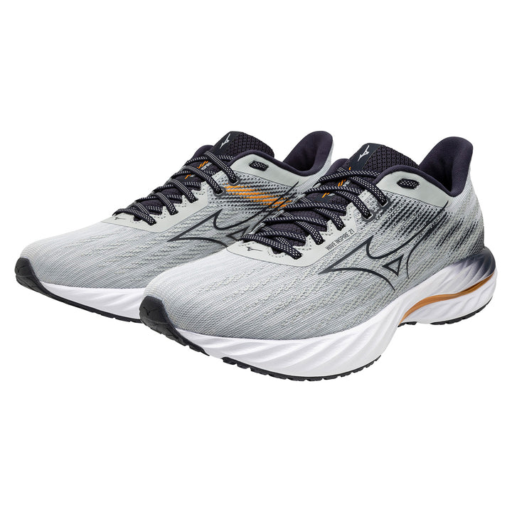 Mizuno Wave Inspire 21 Mens | Pearl Blue/Baritone Blue/Tangelo