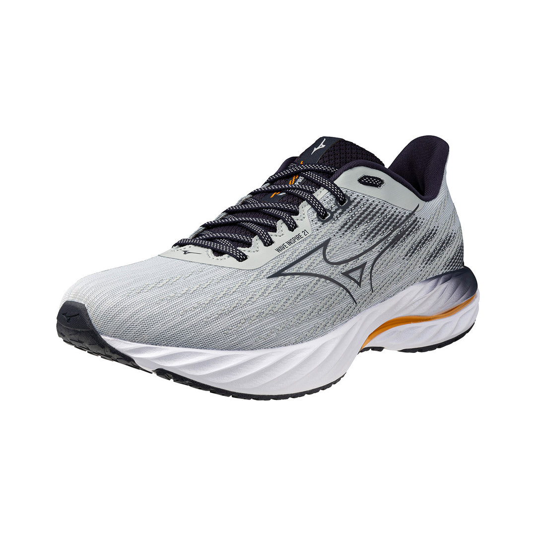Mizuno Wave Inspire 21 Mens | Pearl Blue/Baritone Blue/Tangelo