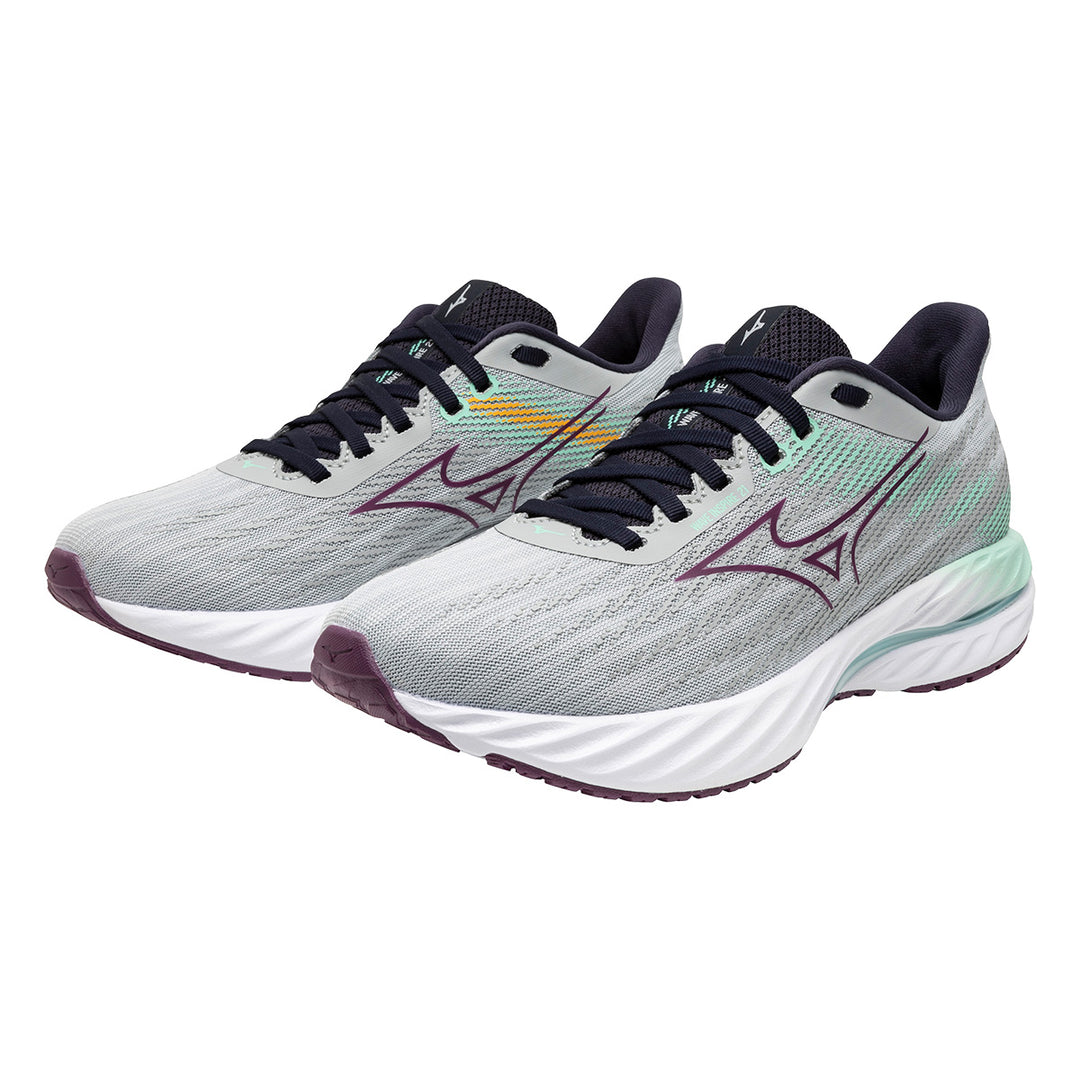 Mizuno Wave Inspire 21 Womens | Pearl Blue/Dark Purple/Ice Green