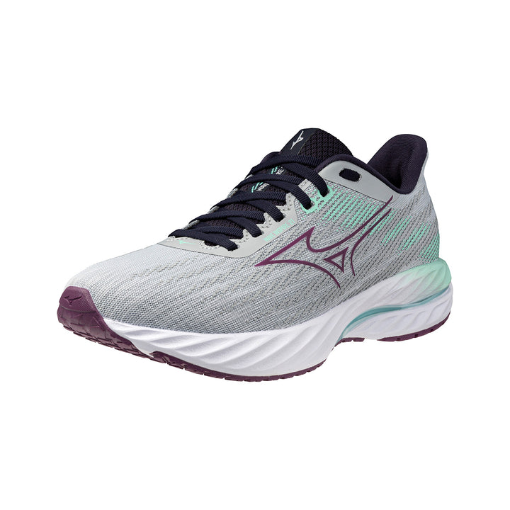 Mizuno Wave Inspire 21 Womens | Pearl Blue/Dark Purple/Ice Green