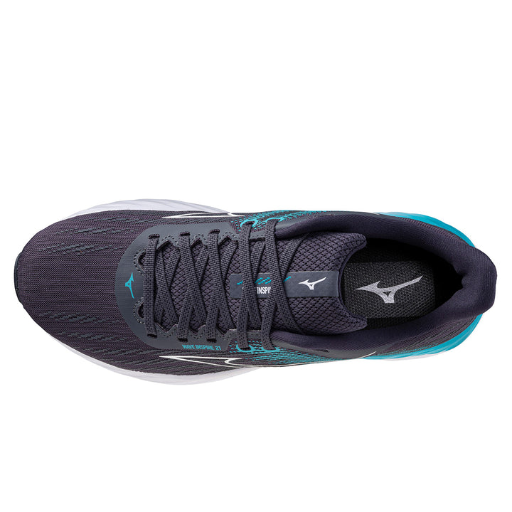 Mizuno Wave Inspire 21 Mens | Odyssey Gray/white/capri Breeze