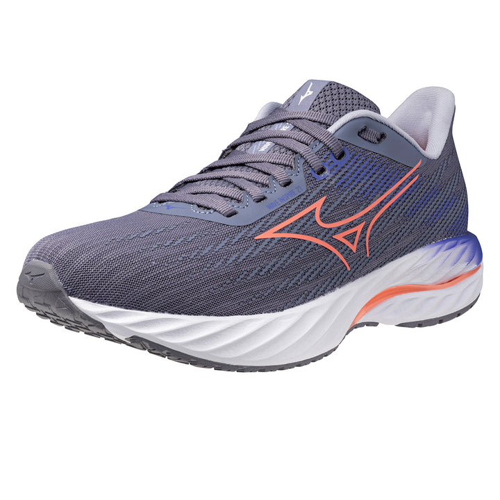 Mizuno Wave Inspire 21 Womens | Blue Granite/Striking Coral/Iris Bloom