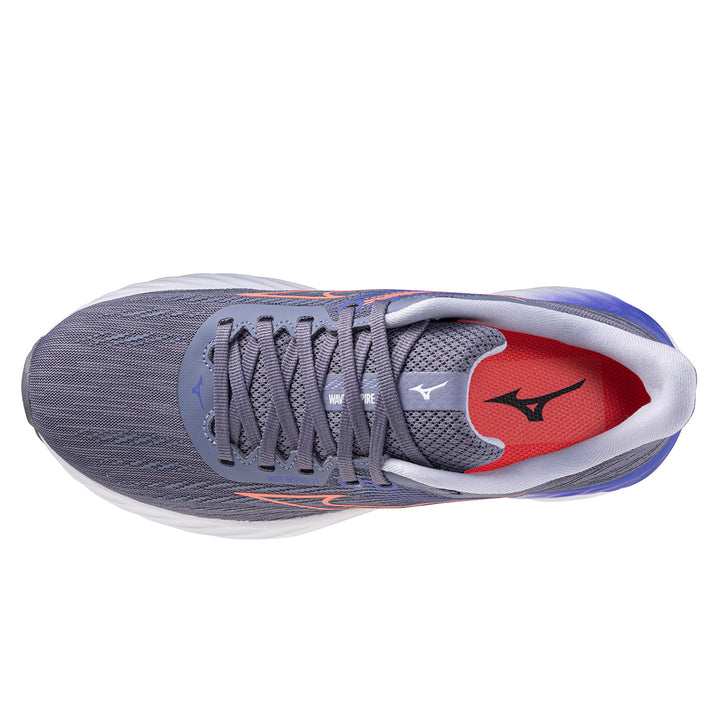 Mizuno Wave Inspire 21 Womens | Blue Granite/Striking Coral/Iris Bloom