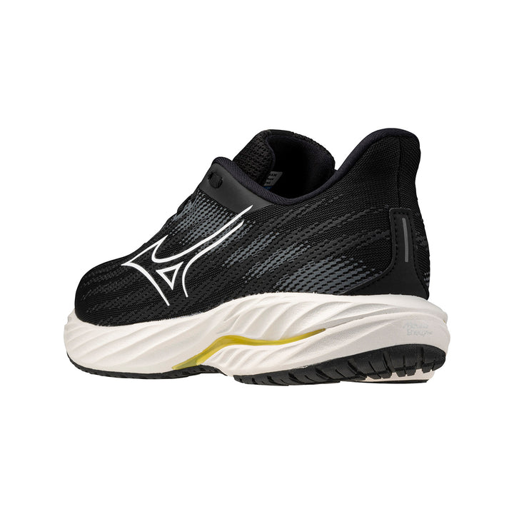 Mizuno Wave Inspire 21 Womens | Black/White/Vibrant Yellow