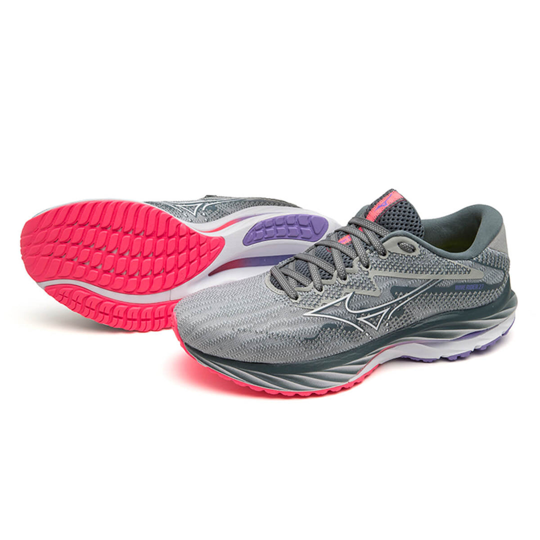 Mizuno Wave Rider 27 Womens Running Shoes | Pblue pair