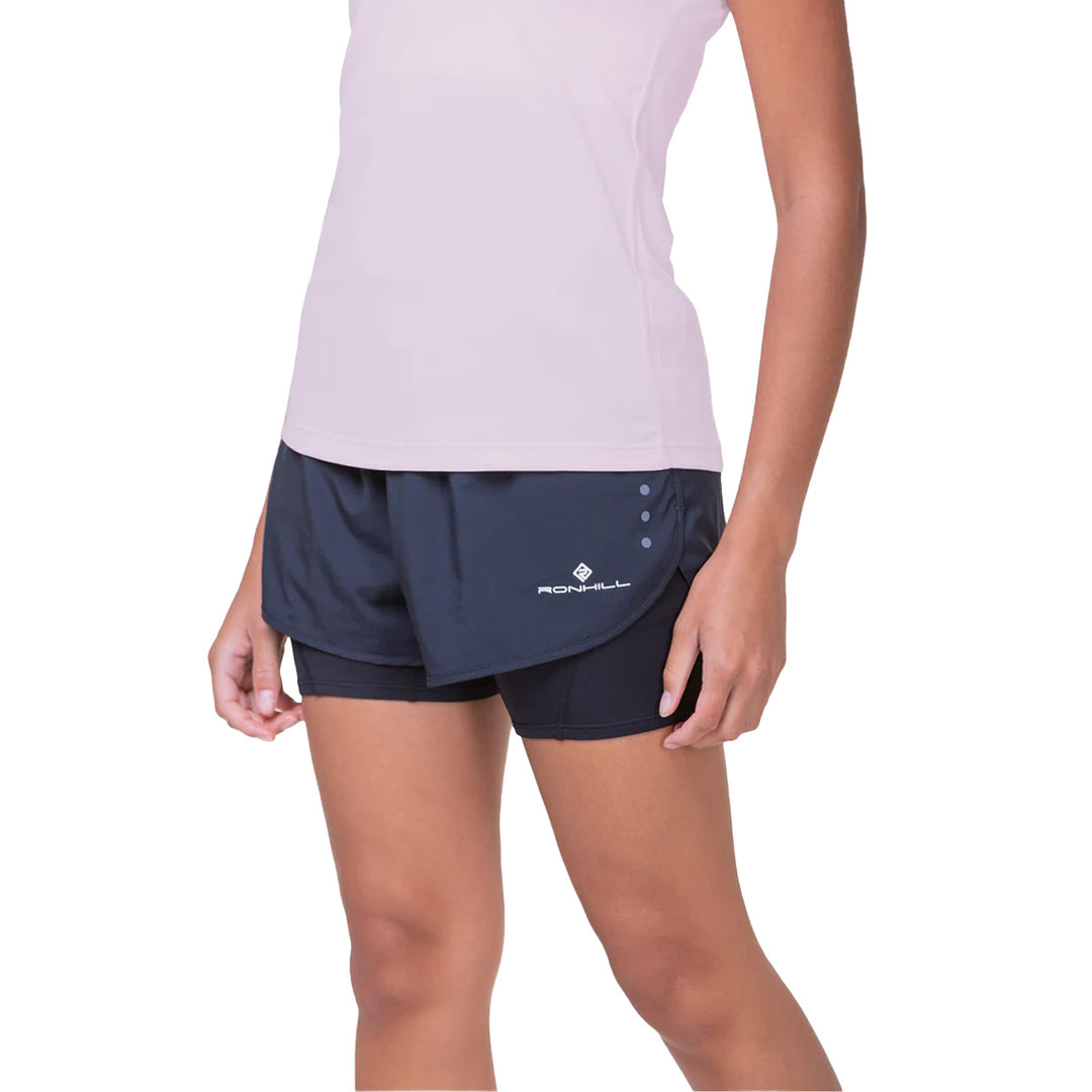 Ronhill Core Twin Short Womens | All Black