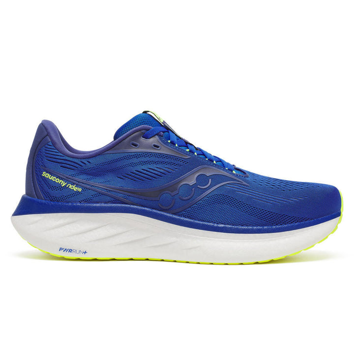 Saucony Ride 18 Mens | Lapis/citron