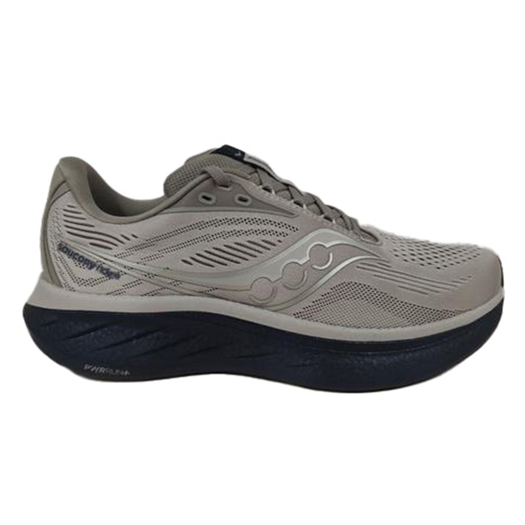 Saucony Ride 18 Mens | Dove/navy