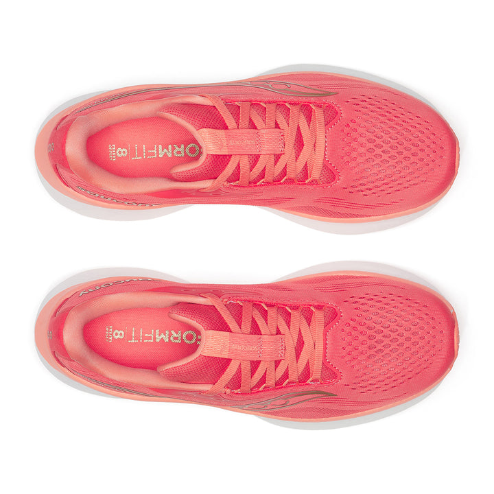 Saucony Ride 18 Womens | Coral/salmon