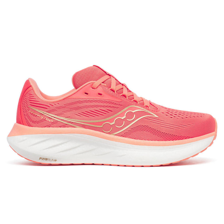 Saucony Ride 18 Womens | Coral/salmon