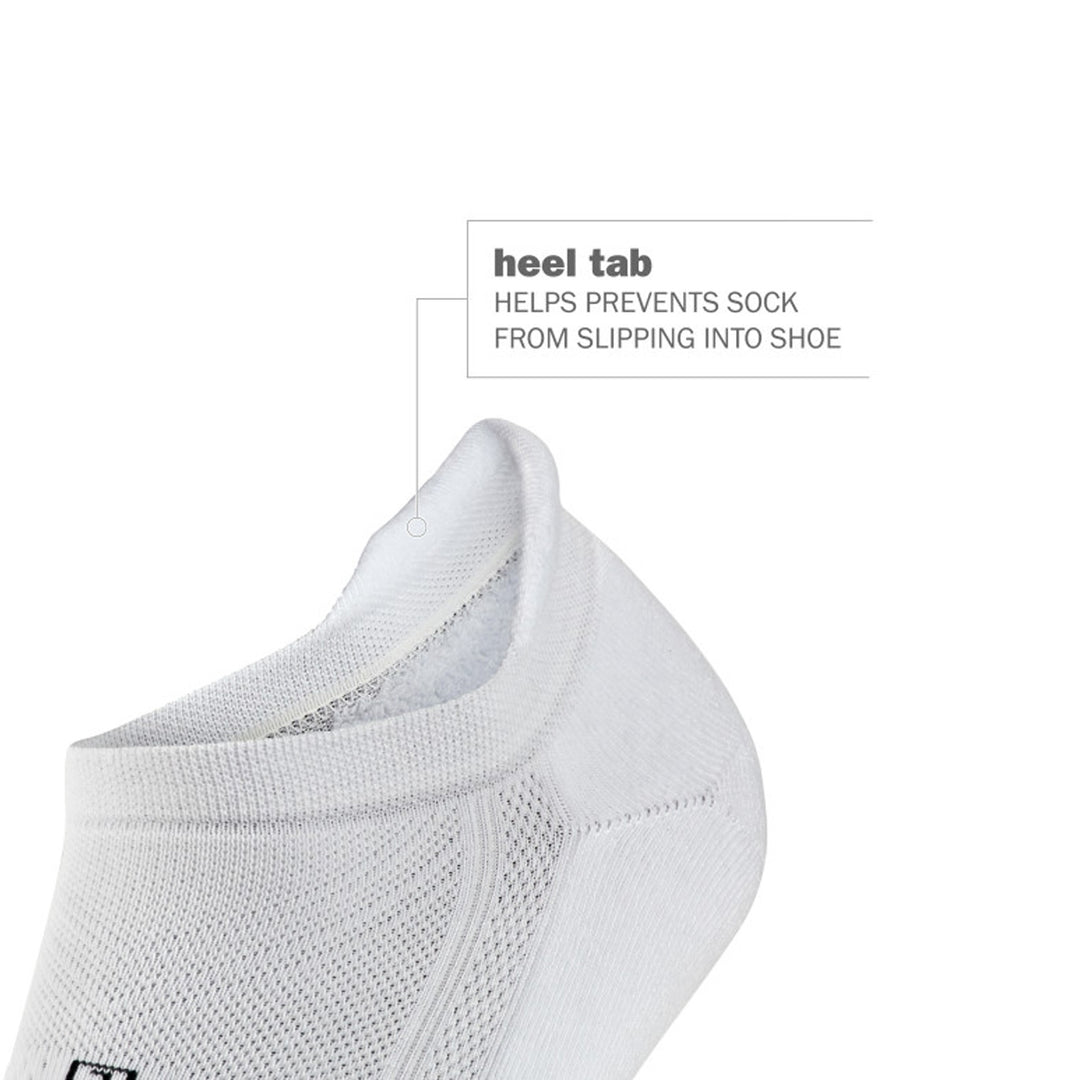 Balega hidden comfort running socks heel tab
