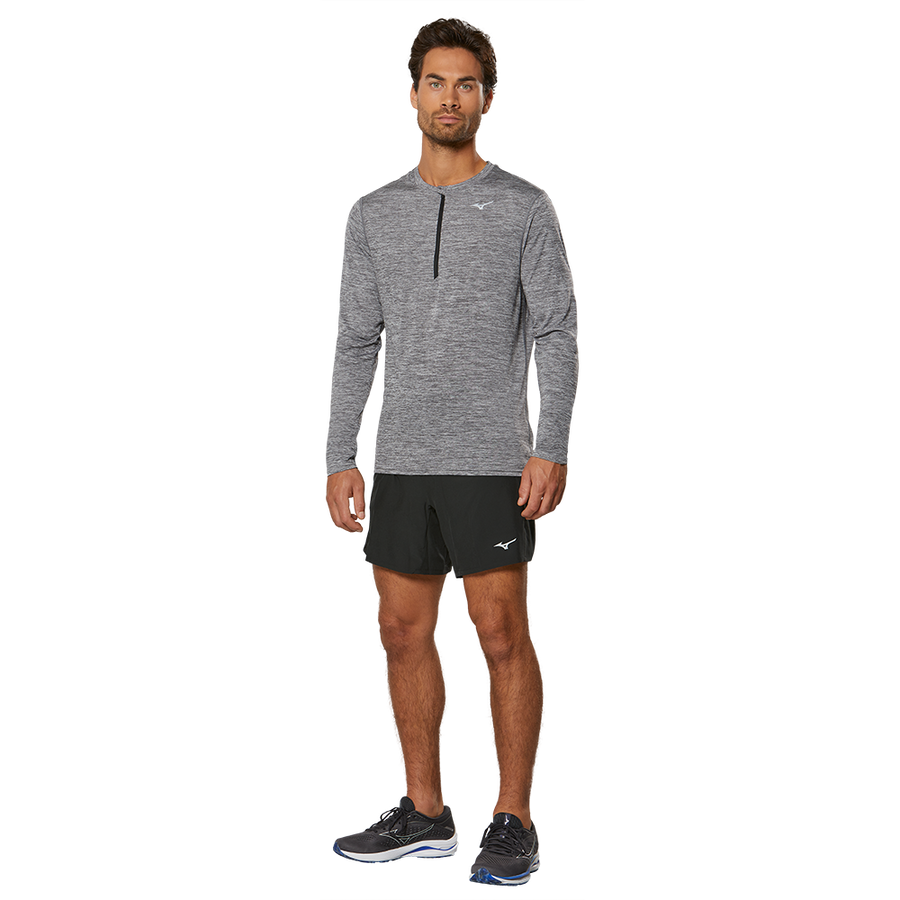 Mizuno Impulse Core Long Sleeve Half-Zip Mens | Magnet