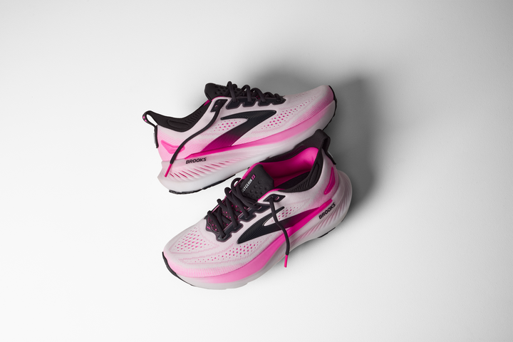 Brooks Glycerin 23 Womens | White/phantom/cyber Pink