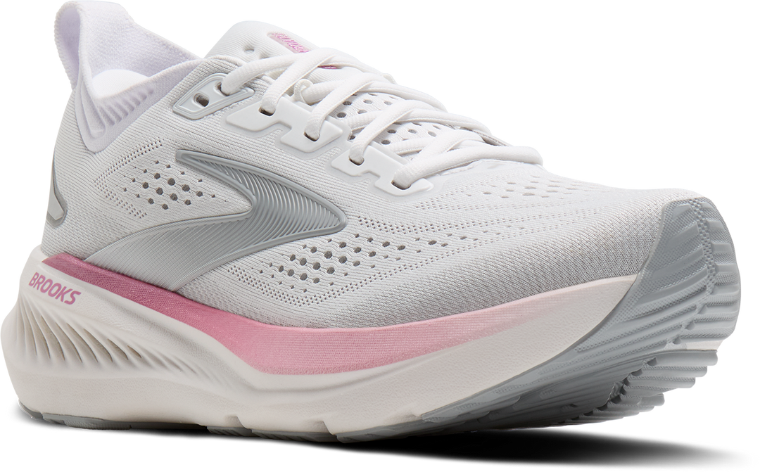 Brooks Glycerin 23 Womens | White/harbor Mist/metallic