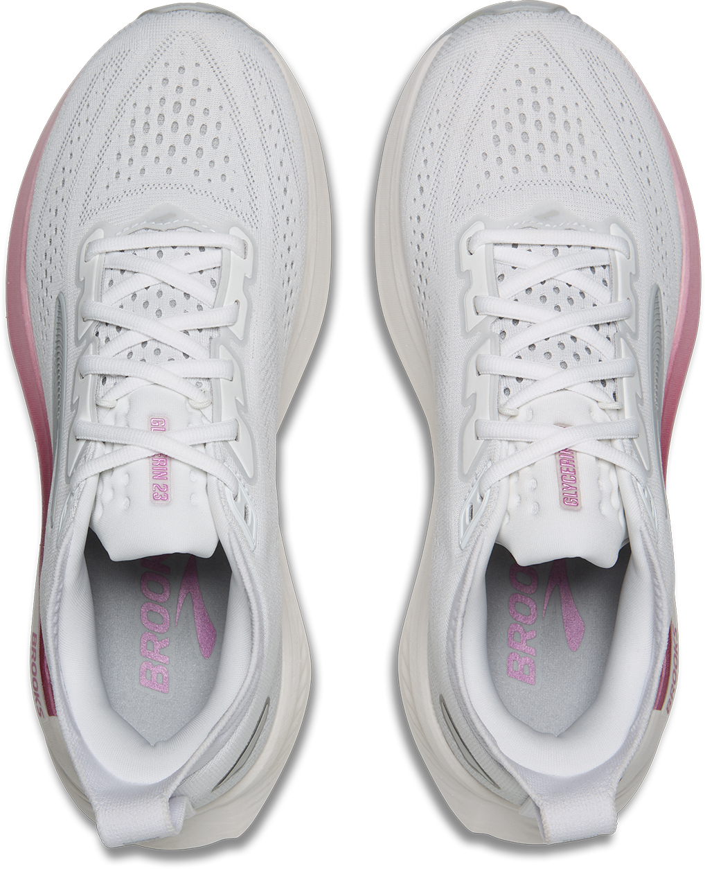 Brooks Glycerin 23 Womens | White/harbor Mist/metallic