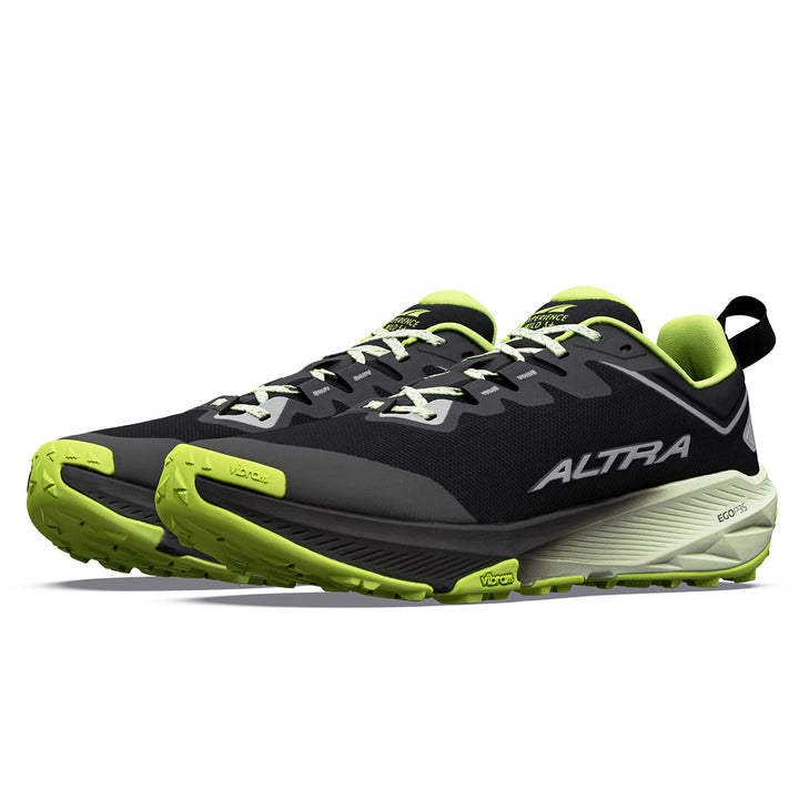 Altra Experience Wild 3+ Mens | Black/silver/acid Lime