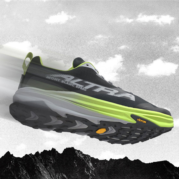 Altra Mont Blanc Speed Mens | Black/lime