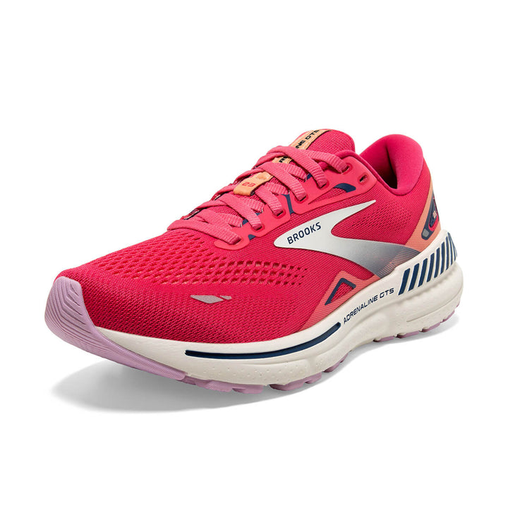 Brooks Adrenaline GTS 23 Womens Running Shoes | Raspberry | front