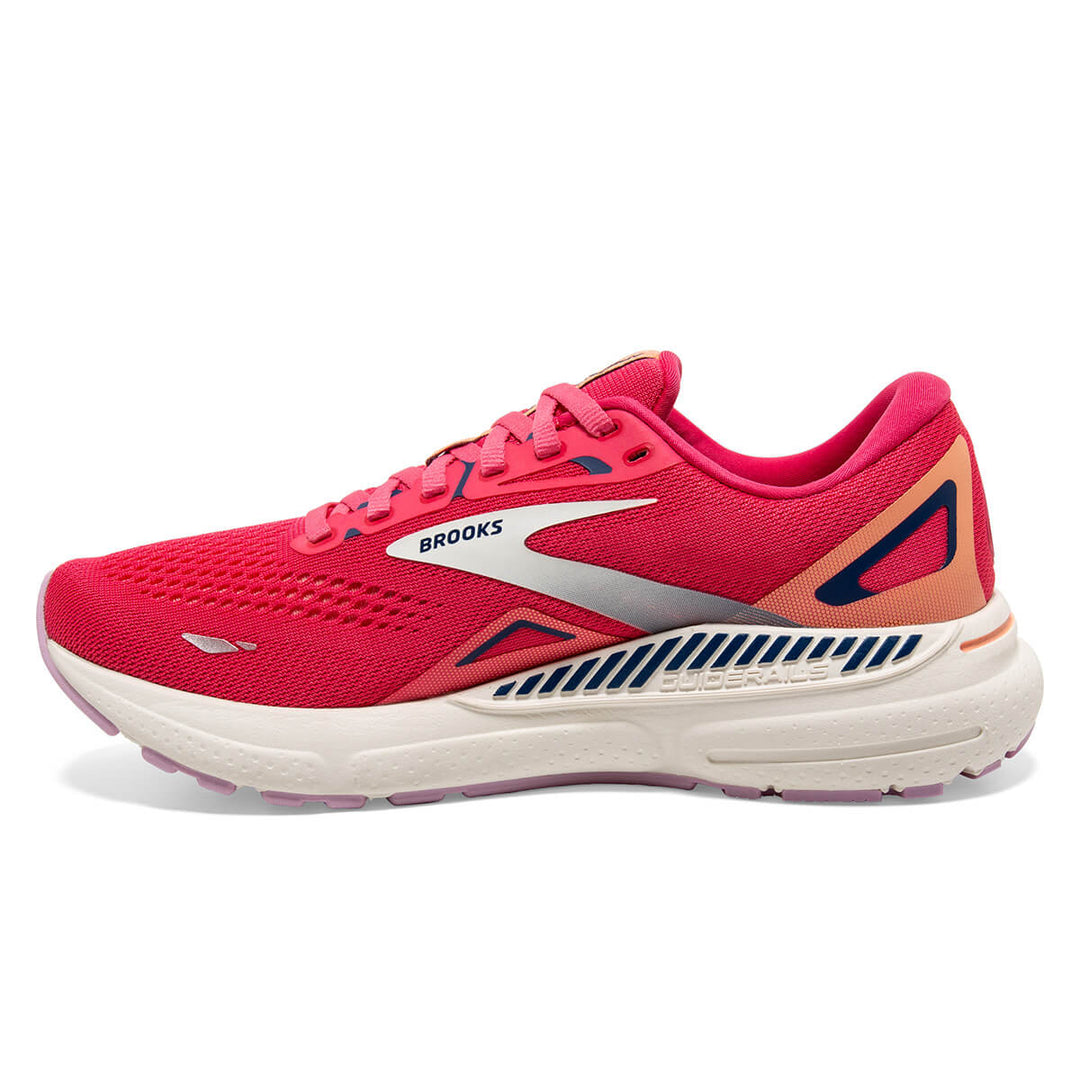 Brooks Adrenaline GTS 23 Womens Running Shoes | Raspberry | medial