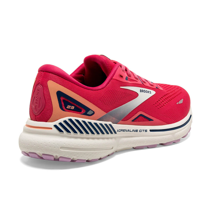 Brooks Adrenaline GTS 23 Womens Running Shoes | Raspberry | back