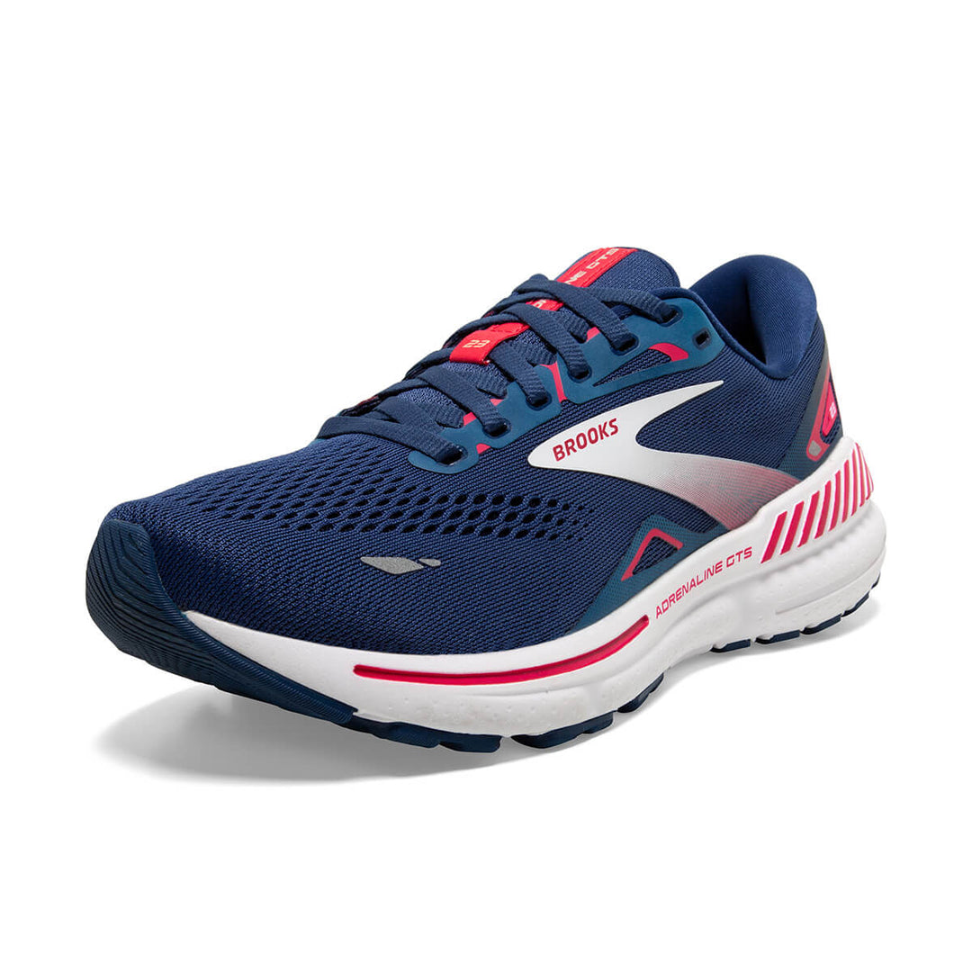 Brooks Adrenaline GTS 23 Womens Running Shoes | Blue/raspberry | front