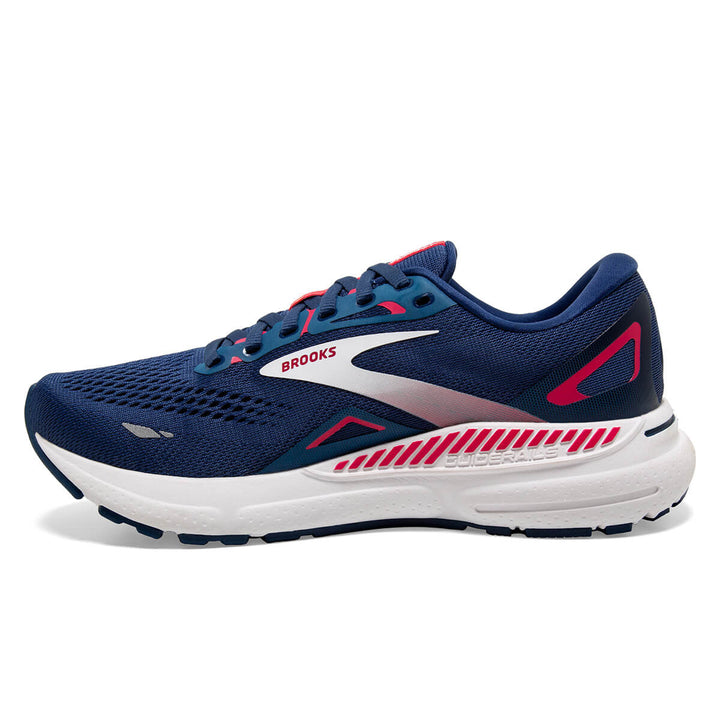 Brooks Adrenaline GTS 23 Womens Running Shoes | Blue/raspberry | medial