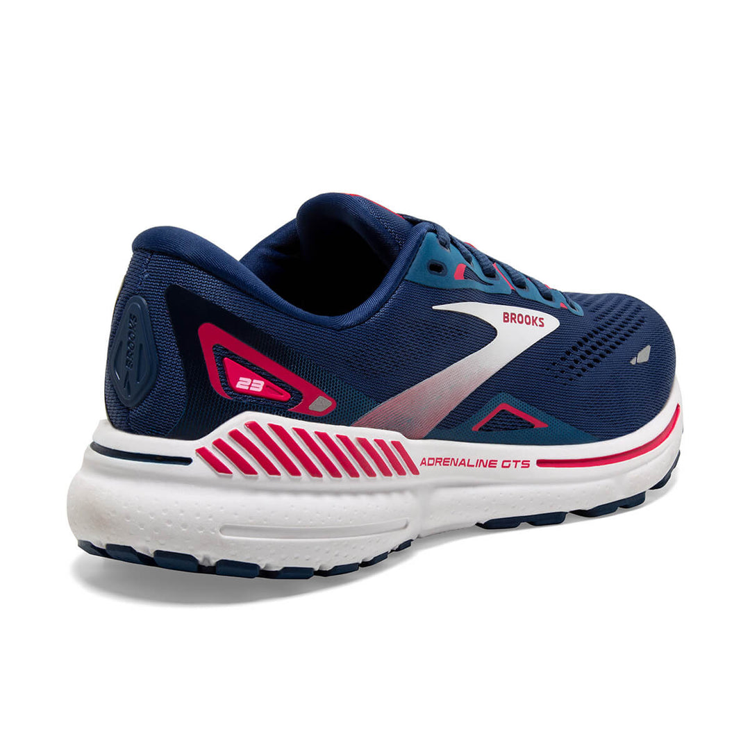 Brooks Adrenaline GTS 23 Womens Running Shoes | Blue/raspberry | back
